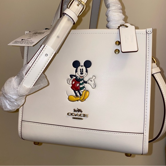 Coach Mickey leather purse and keychain set New - Picture 15 of 16